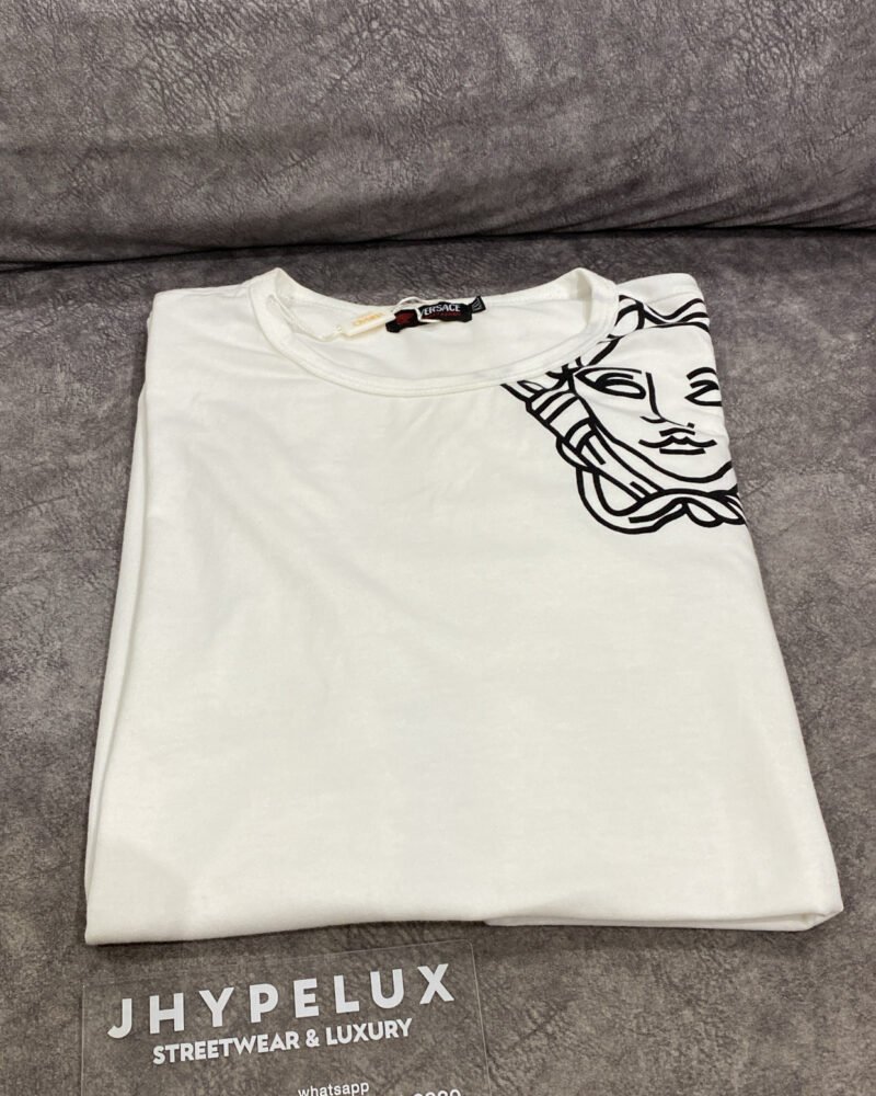 Versace Tee White S/S Top right Medusa