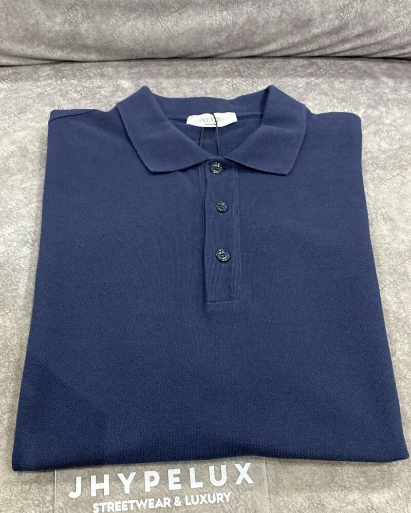 Valentino Polo Navy with Side Logo