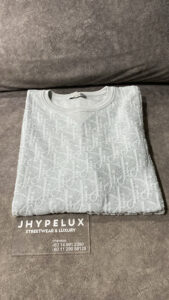 Dior Tee Grey Oblique Towel