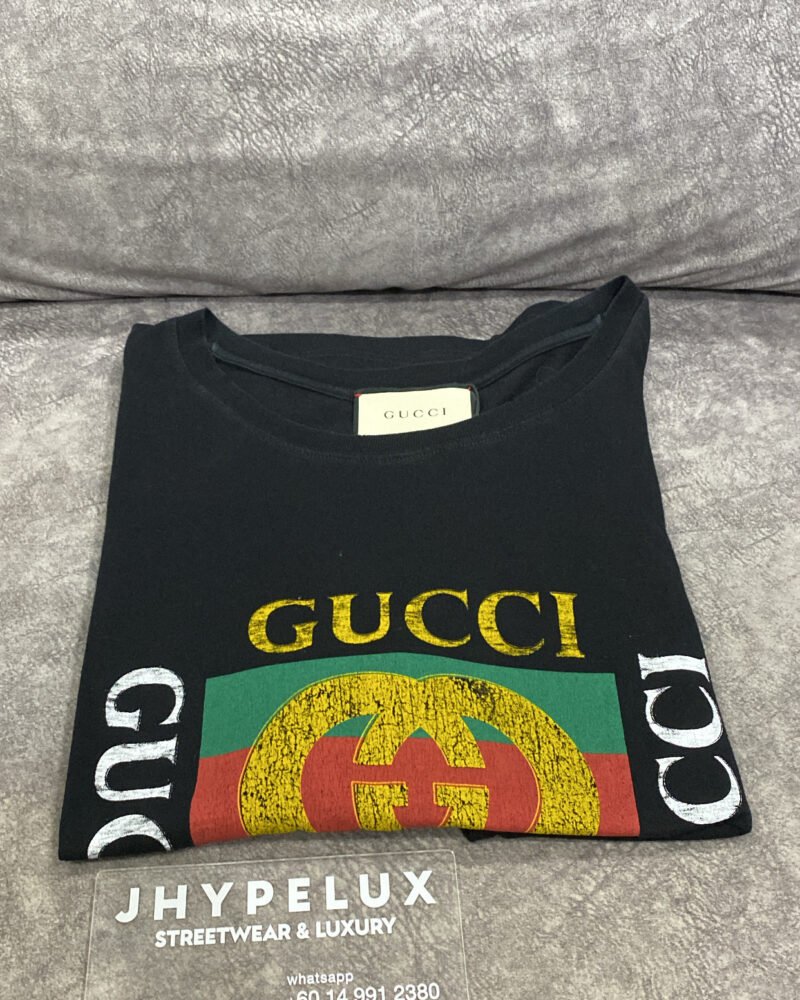 Gucci Tee Black Box Logo
