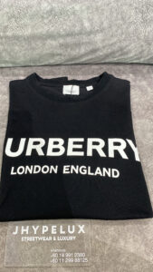 Burberry Tee London England Black