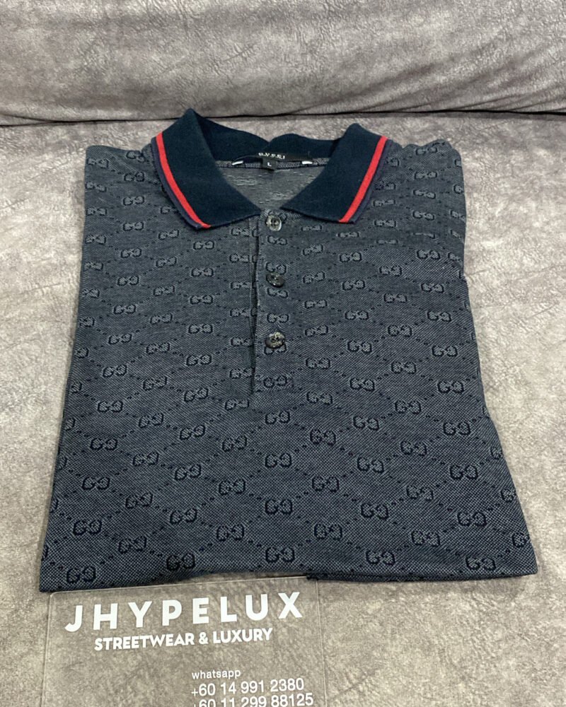 Gucci Polo Full Monogram GG Black