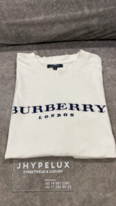 Burberry Tee White London Embroided