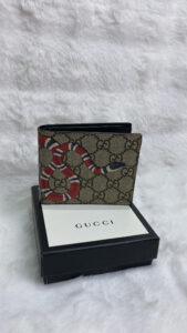 Gucci Short Bifold Beige Wallet