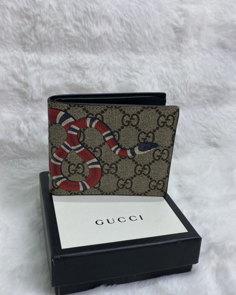 Gucci Short Bifold Beige Wallet