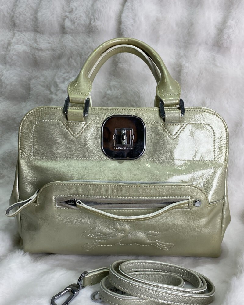 Longchamp Gatsby Handbag in Patent leather SHW