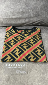 Fendi Tee Brown Zucca Full Logo