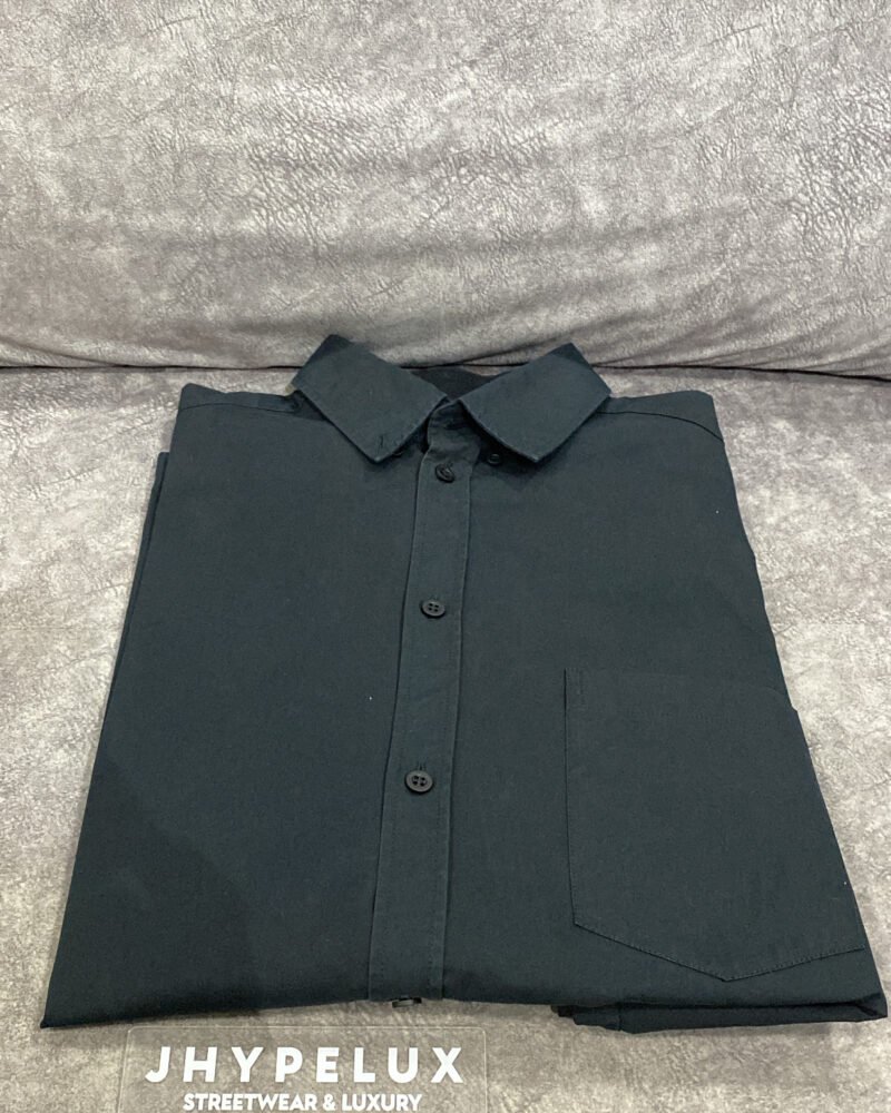 Balenciaga Shirt Black Back Language Short Sleeve