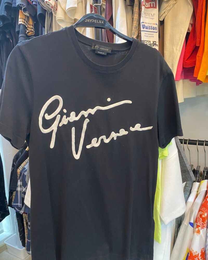 Versace Tee Black Gianni Logo