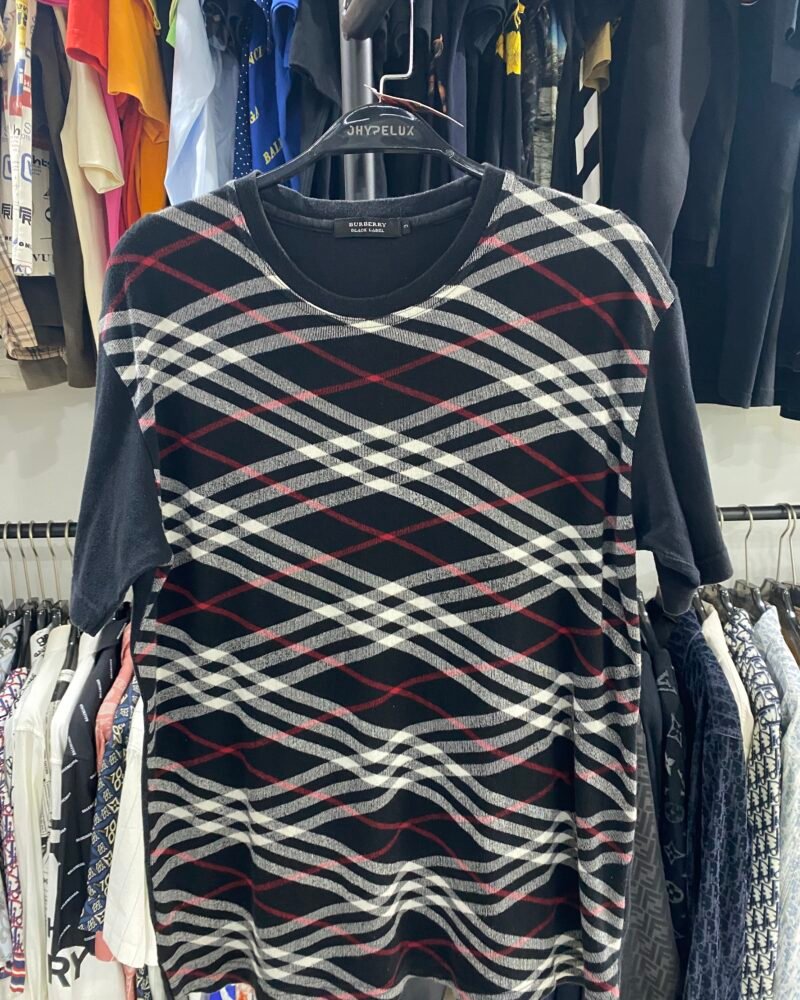 Burberry Black Label Cross Checkered Tee