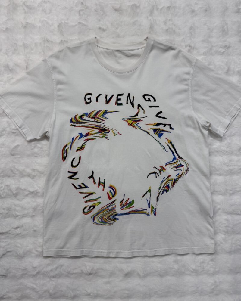 Givenchy Mirage Motion Graphic White Tee