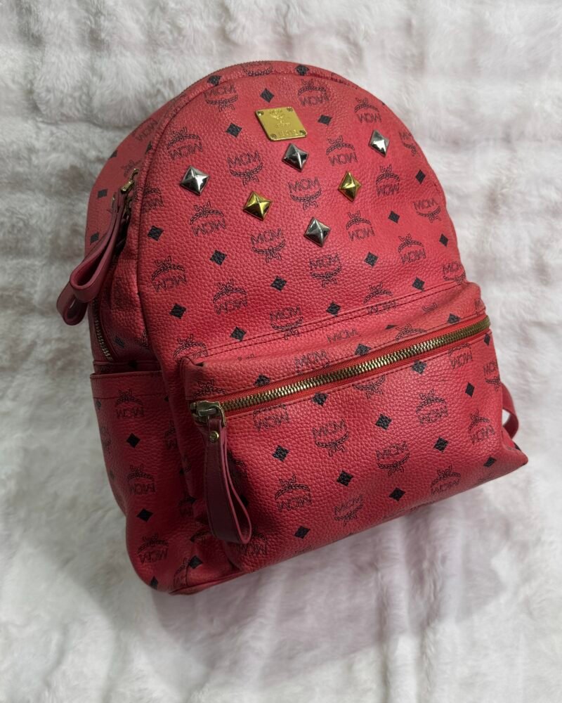 MCM Backpack Red Medium