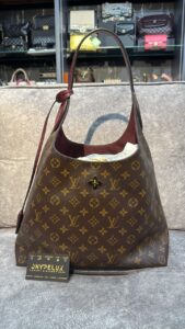 LV Bag Bordeaux Flower Hobo Brown Monogram