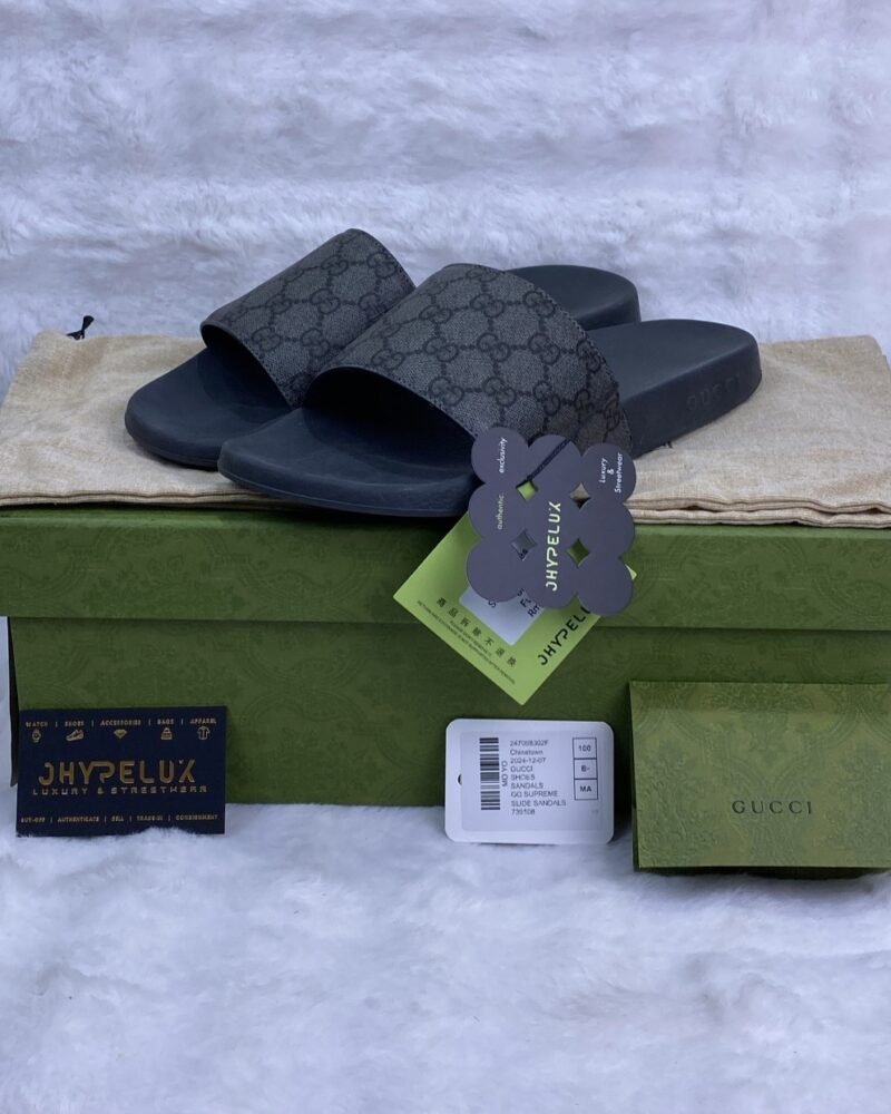 Gucci Slide Black Monogram