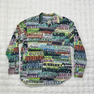 Burberry Shirt L/S 8001170 Graffiti Button Up