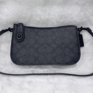 Coach Penn Shoulder Bag in Signature Canvas gunmetal finish