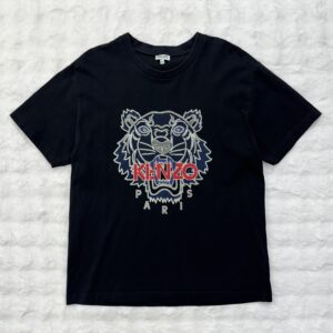 Kenzo Navy Tiger Black Tee