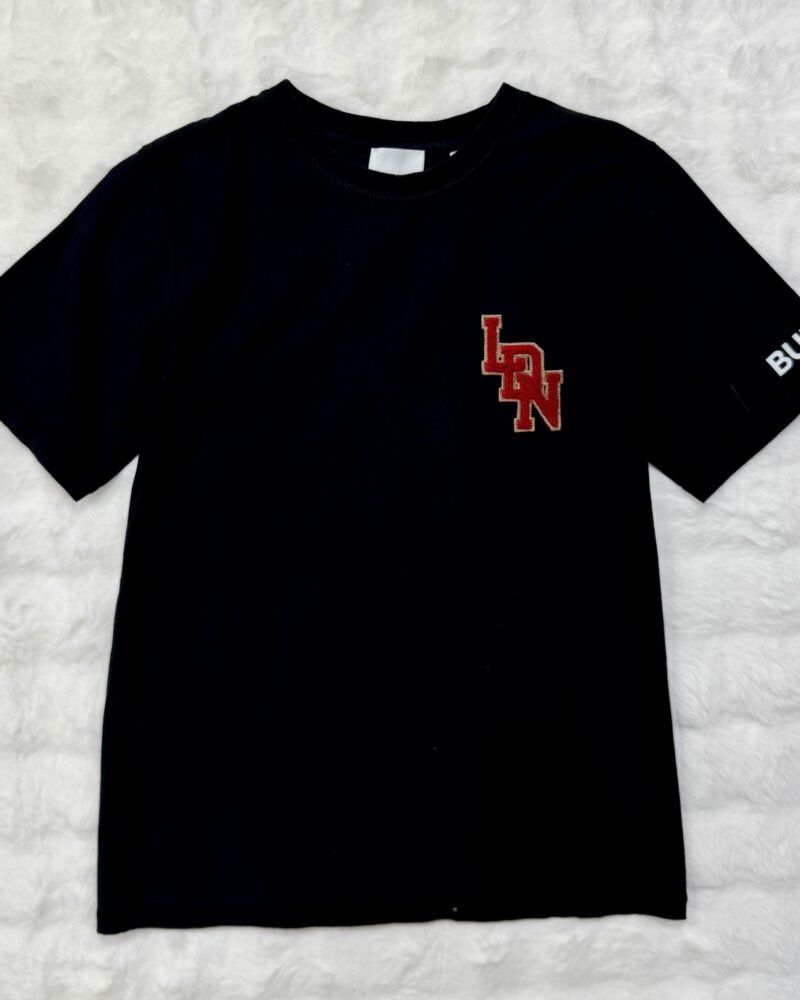 Burberry LDN Logo Kids Black Tee