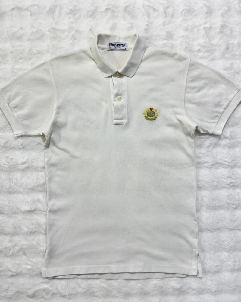 Burberry Vintage Horse White Polo
