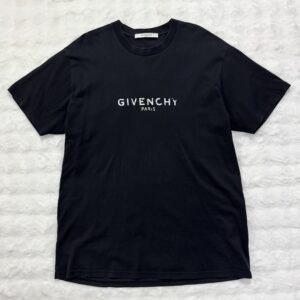Givenchy Cracked Logo Black Tee