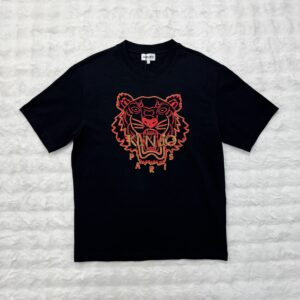 Kenzo Tee Embroided Red Tiger