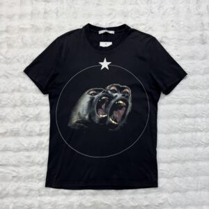 Givenchy Monkey Brothers Black Graphic Tee