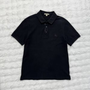 Burberry Polo Black with Middle Checkered