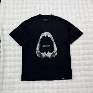 Represent Shark Jaws Graphic Off Black Tee