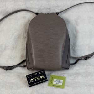 LV Mabillon Epileather Backpack in Light Purple Lilac