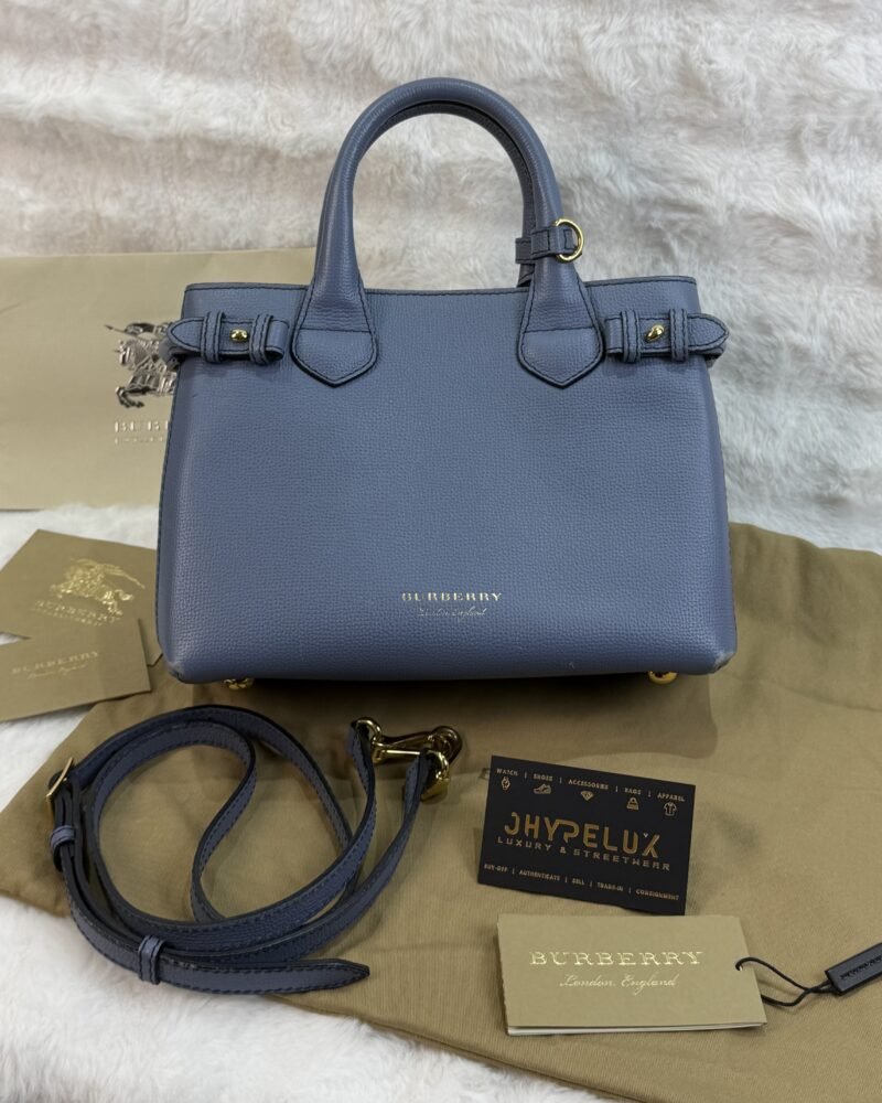 Burberry Blue Label Handbag with side checkered print