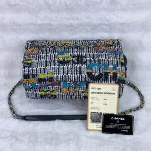 Chanel Bag Multicolour Fantasy Medium Flap Tweed