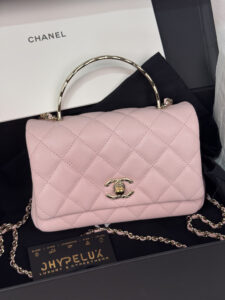 Chanel Pink Bag Coco Crush Handle