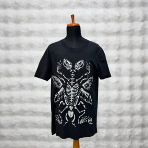 Alexander McQueen Skeleton Butterfly Black Tee