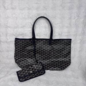 Goyard St Louis PM Black Tote Bag