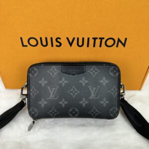 LV Alpha Wearable Wallet Bag in Monogram Eclipse
