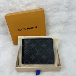 LV Monogram Eclipse Slender Wallet