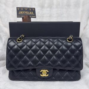 Chanel Classic Flap Medium GHW Caviar Bag